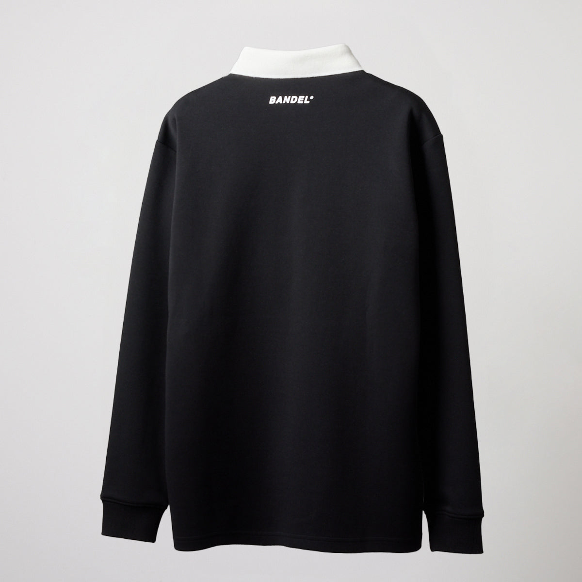 WOMENS COLOR BLOCK L/S RUGBY POLO BGS-W4ACBRP ポロシャツ ストレッチ 保温 軽量 / BLACK×WHITE