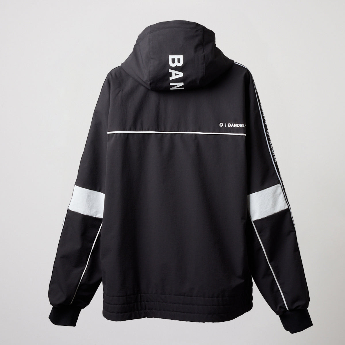 WOMENS WATER REPELLENT PIPING ZIP PARKA BGS-W4AWPZP 高耐久 4WAYストレッチ 撥水 起毛 イージーケア セットアップ / BLACK