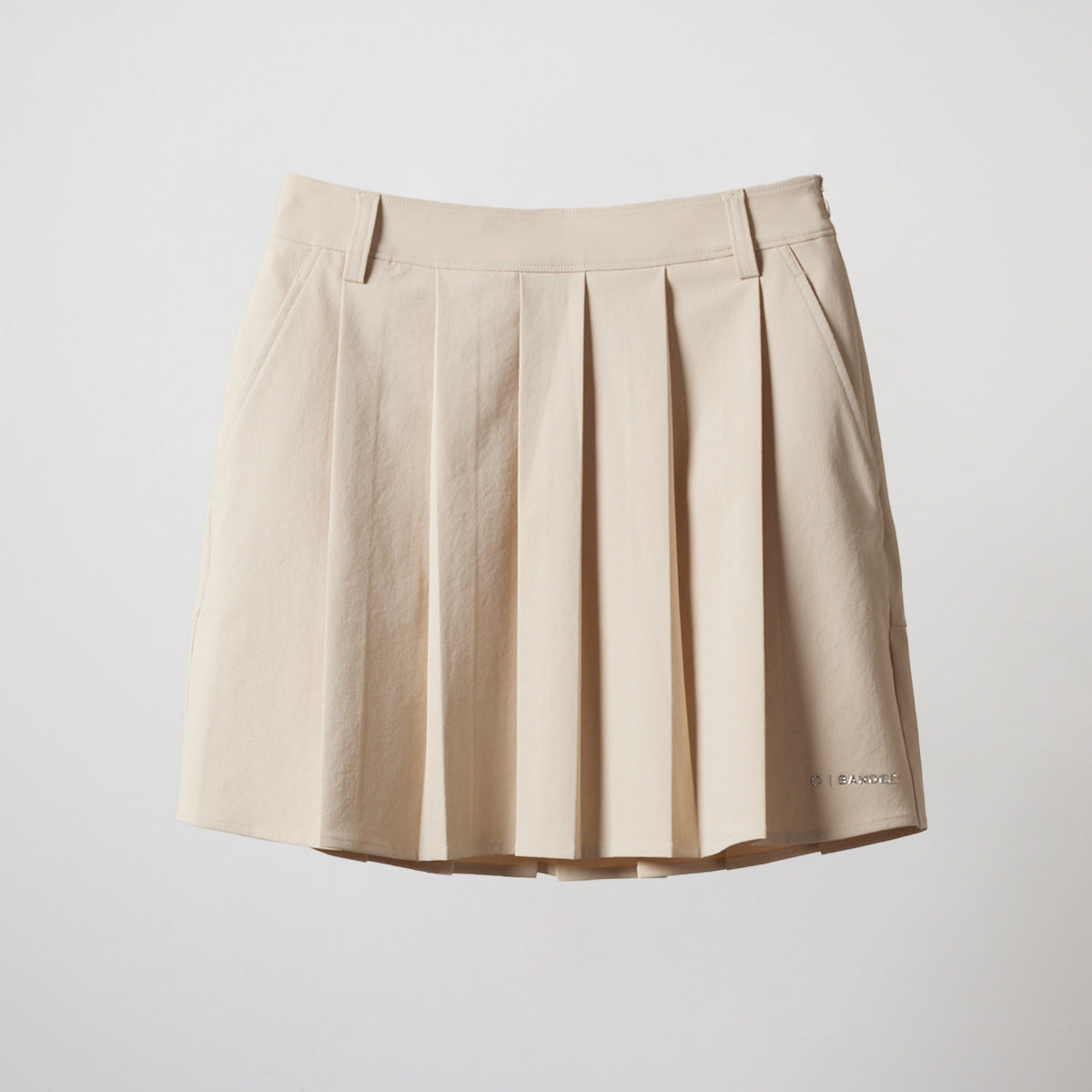 BANDEL GOLF バンデルゴルフ スカート WOMENS BASIC STRECH PLEATS SKIRT BGS-W4SBPSK BEIGE ベージュ