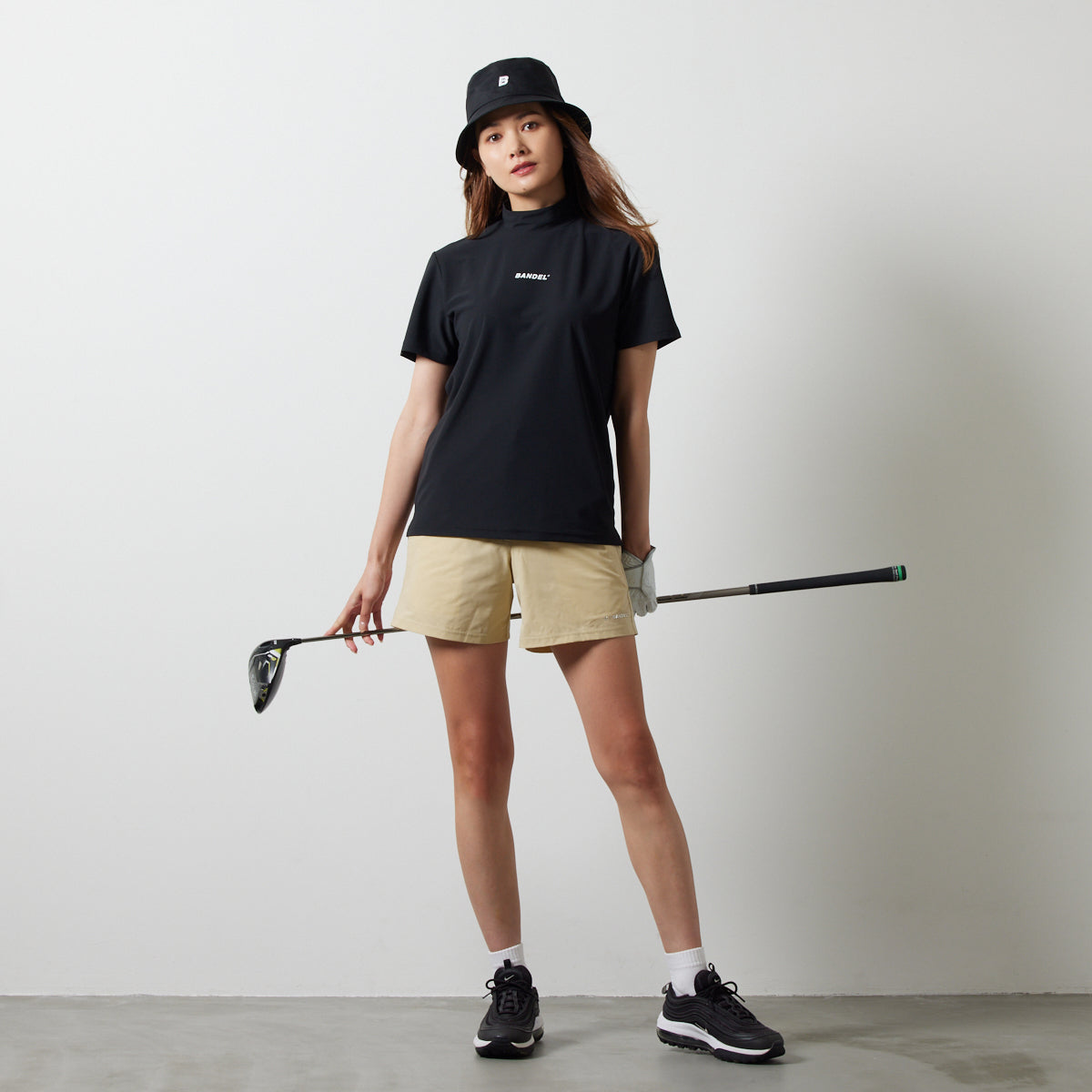 BANDEL GOLF バンデルゴルフ ショートパンツ WOMENS BASIC STRECH SHORT PANTS BGS-W4SBSSP BEIGE ベージュ