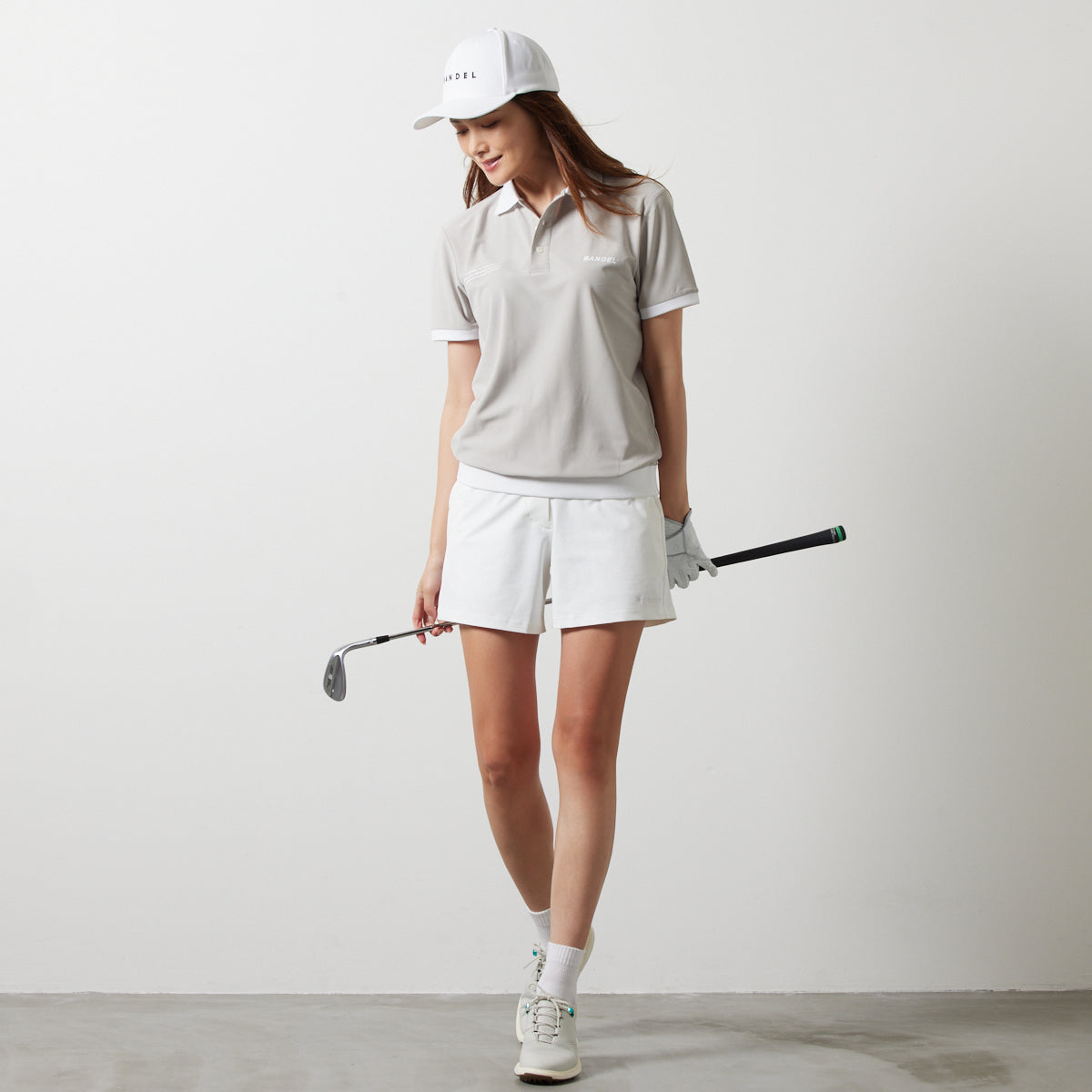 BANDEL GOLF バンデルゴルフ ショートパンツ WOMENS BASIC STRECH SHORT PANTS BGS-W4SBSSP WHITE ホワイト