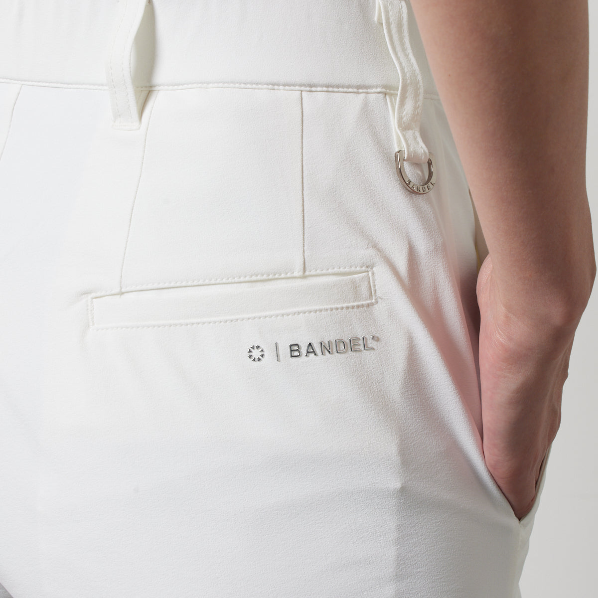 BANDEL GOLF バンデルゴルフ ショートパンツ WOMENS BASIC STRECH SHORT PANTS BGS-W4SBSSP WHITE ホワイト