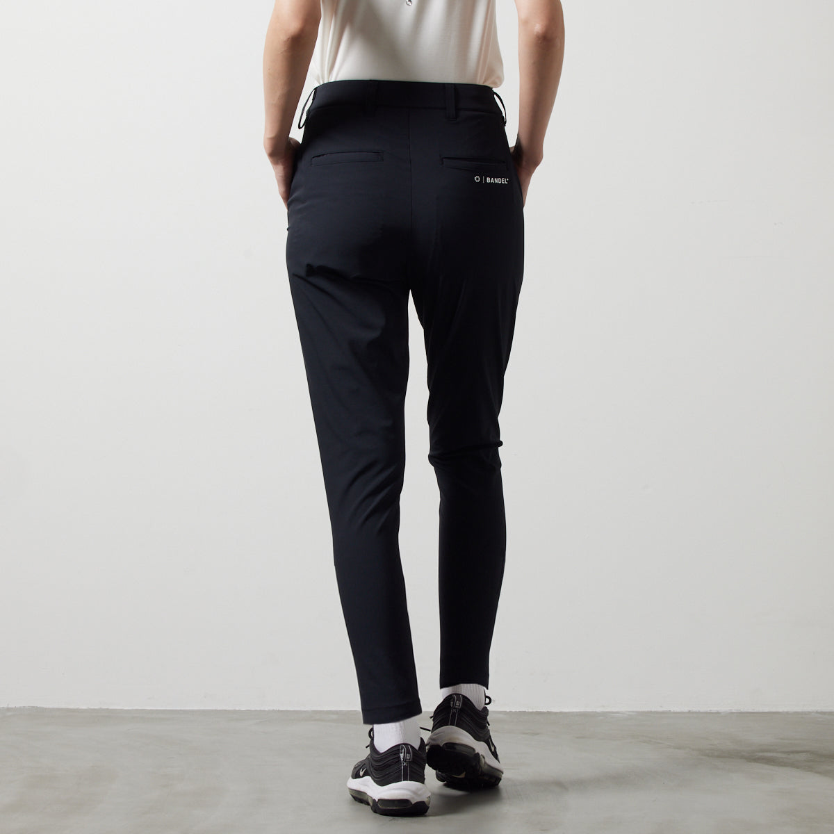 BANDEL GOLF バンデルゴルフ ロングパンツ WOMENS BASIC STRECH TAPERED PANTS BGS-W4SBSTP BLACK ブラック