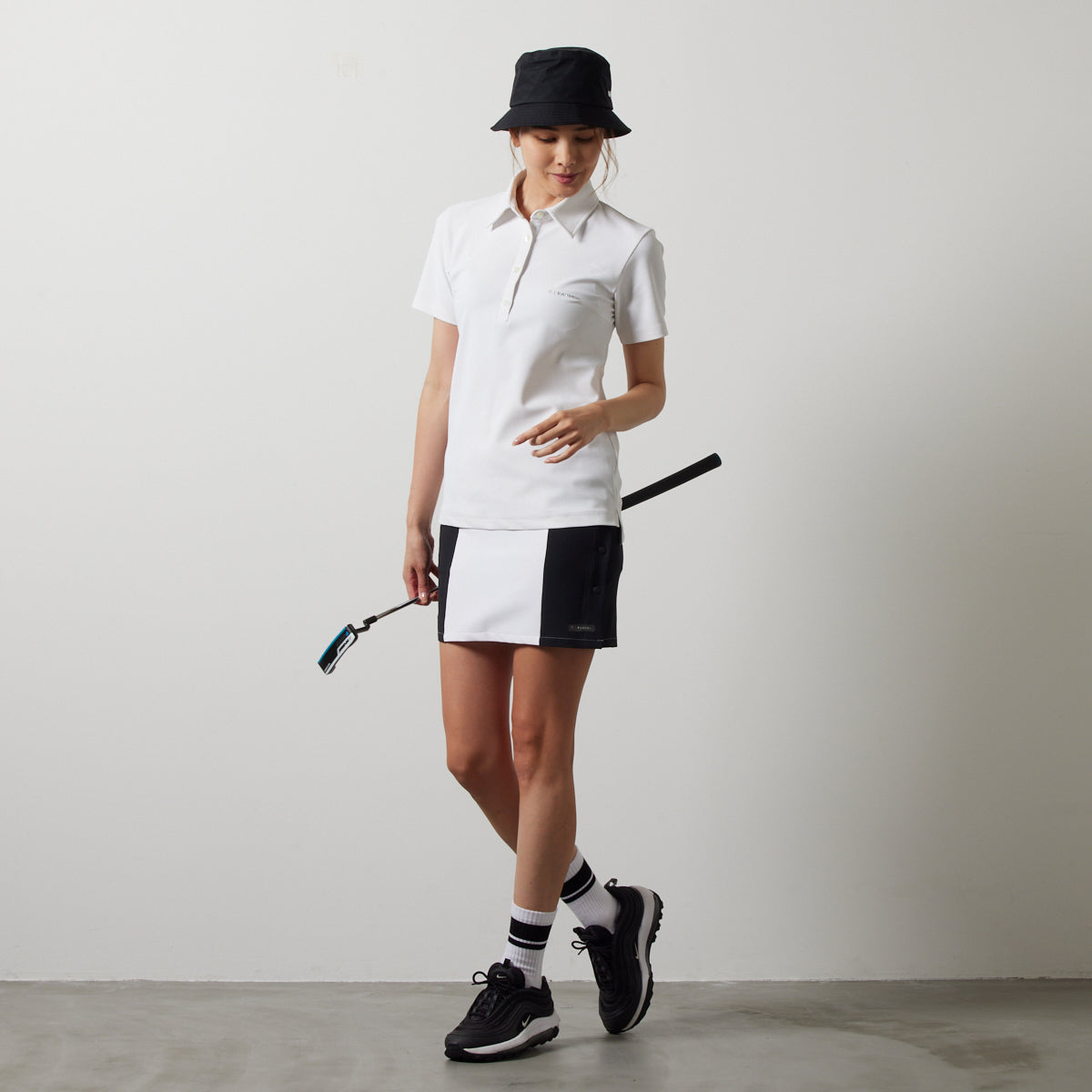 BANDEL GOLF バンデルゴルフ ポロシャツ WOMENS BASIC VENTILATION S/S POLO SHIRTS BGS-W4SBVPL WHITE ホワイト