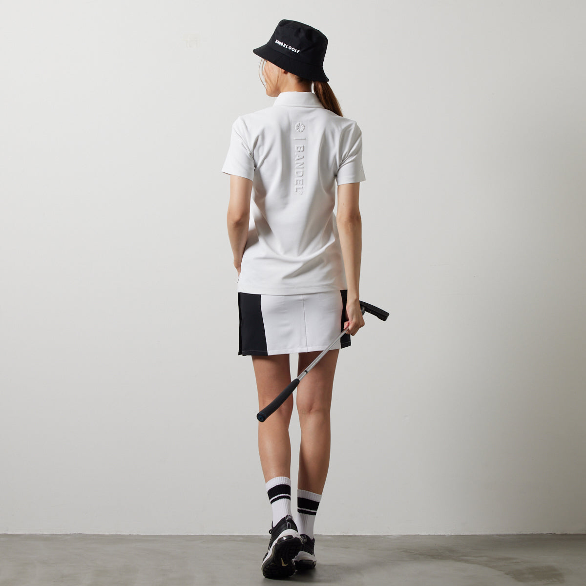 BANDEL GOLF バンデルゴルフ ポロシャツ WOMENS BASIC VENTILATION S/S POLO SHIRTS BGS-W4SBVPL WHITE ホワイト