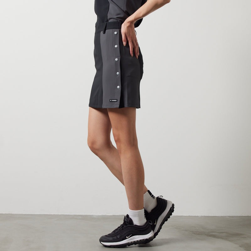 BANDEL GOLF バンデルゴルフ スカート WOMENS SIDE PANEL SWITCH SKIRT BGS-W4SSSSK BLACKxGRAY ブラック グレー