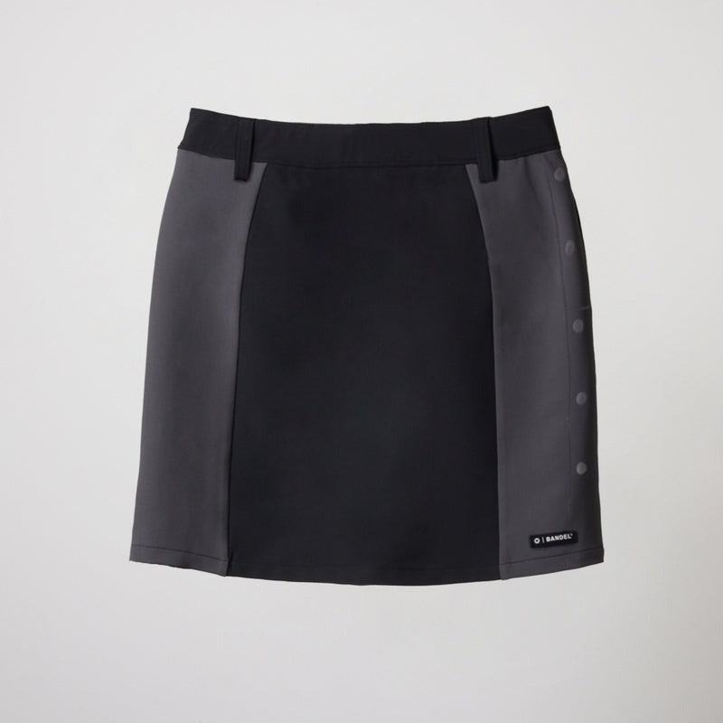 BANDEL GOLF バンデルゴルフ スカート WOMENS SIDE PANEL SWITCH SKIRT BGS-W4SSSSK BLACKxGRAY ブラック グレー