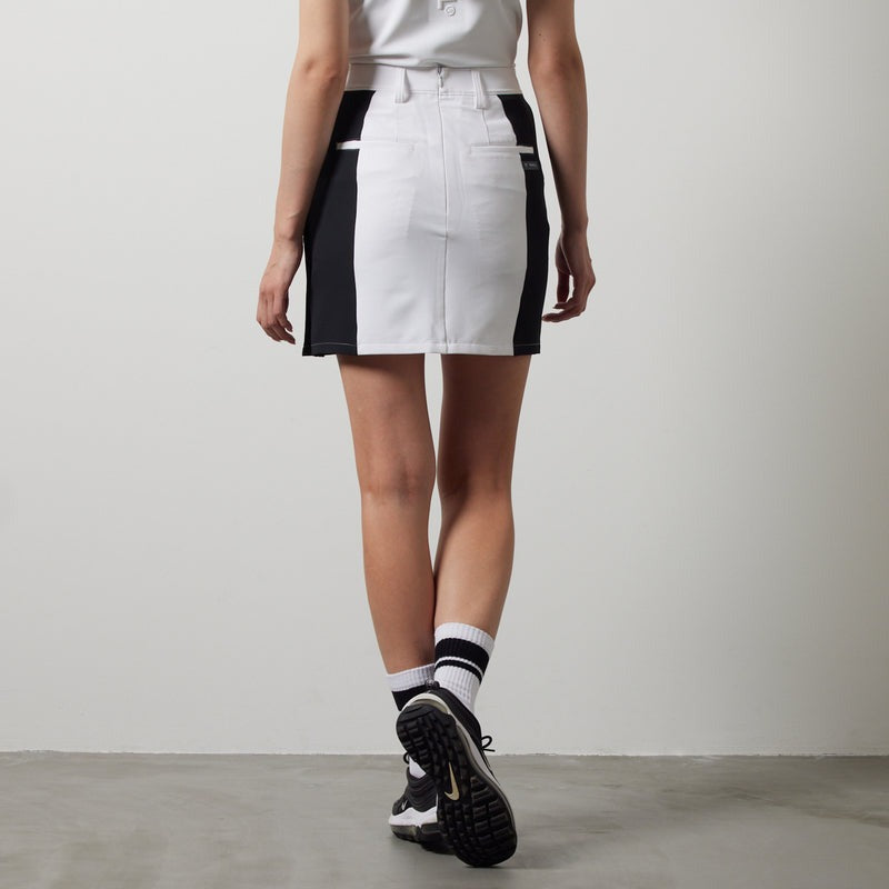 BANDEL GOLF バンデルゴルフ スカート WOMENS SIDE PANEL SWITCH SKIRT BGS-W4SSSSK WHITExBLACK ホワイト ブラック