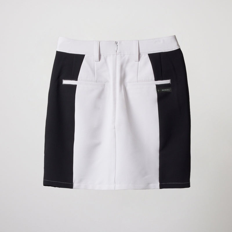 BANDEL GOLF バンデルゴルフ スカート WOMENS SIDE PANEL SWITCH SKIRT BGS-W4SSSSK WHITExBLACK ホワイト ブラック