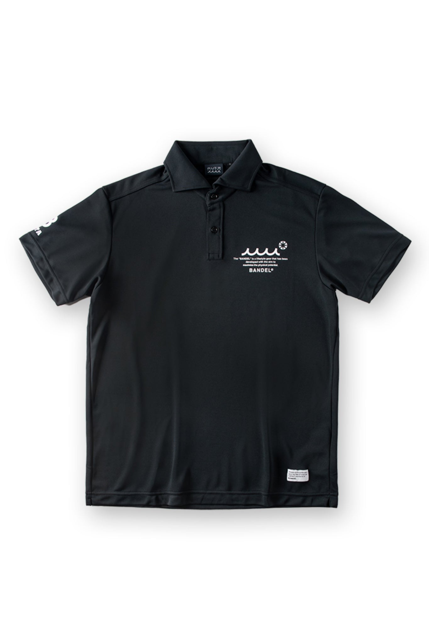 BANDEL muta バンデル ムータ ポロシャツ Limited S/S POLO BM-SPL BLACK ブラック