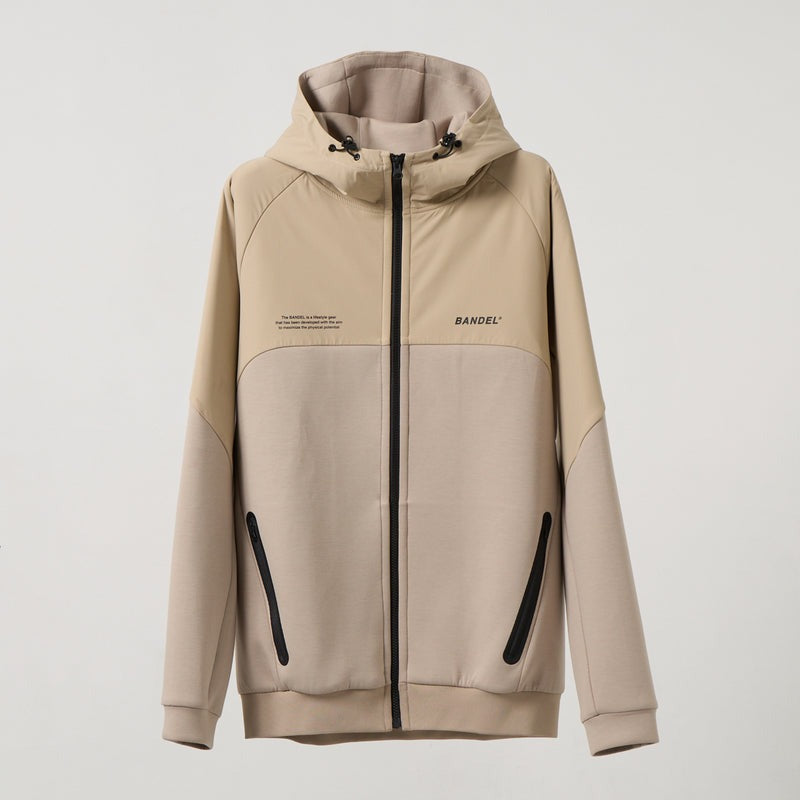 TECH FLEECE ZIP HOODIE BNS-4ATFPT ストレッチ スタンドカラー セットアップ / BEIGE