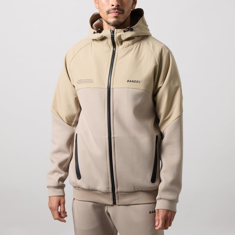 TECH FLEECE ZIP HOODIE BNS-4ATFPT ストレッチ スタンドカラー セットアップ / BEIGE