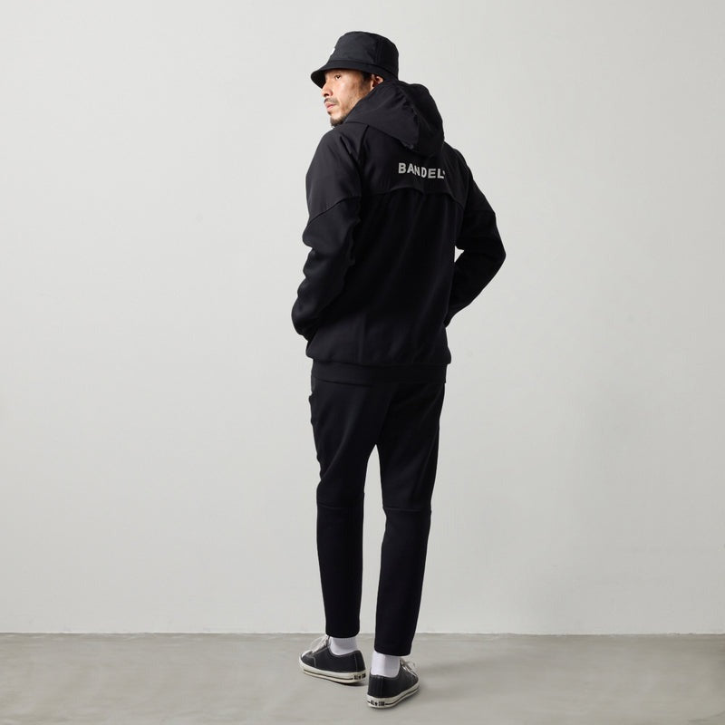 TECH FLEECE ZIP HOODIE BNS-4ATFPT ストレッチ スタンドカラー セットアップ / BLACK