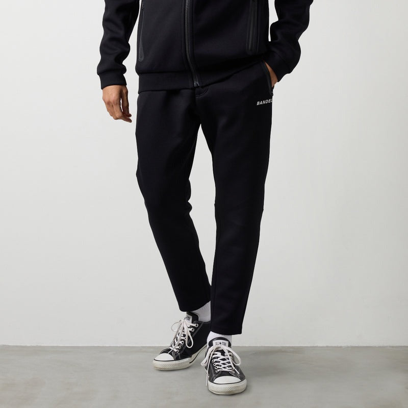 TECH FLEECE PANTS BNS-4ATFPT ベルトループ ドローコード 脚長効果 ストレッチ セットアップ / BLACK