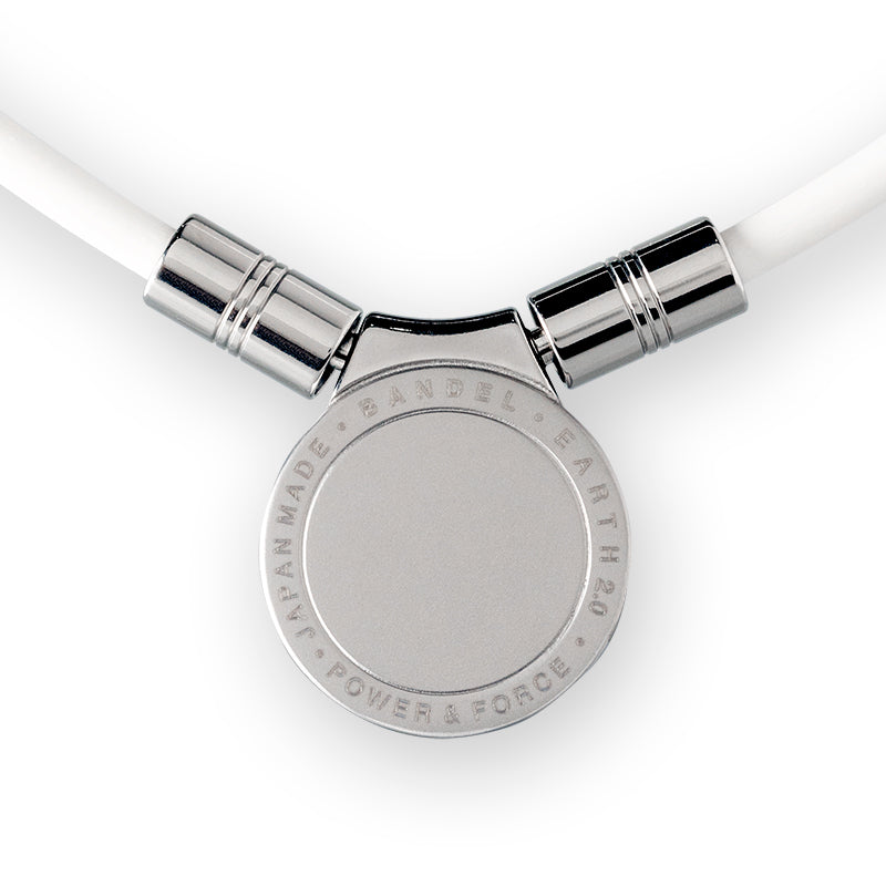 BANDEL バンデル ネックレス Healthcare Necklace Earth mini 2.0 WhitexSilver