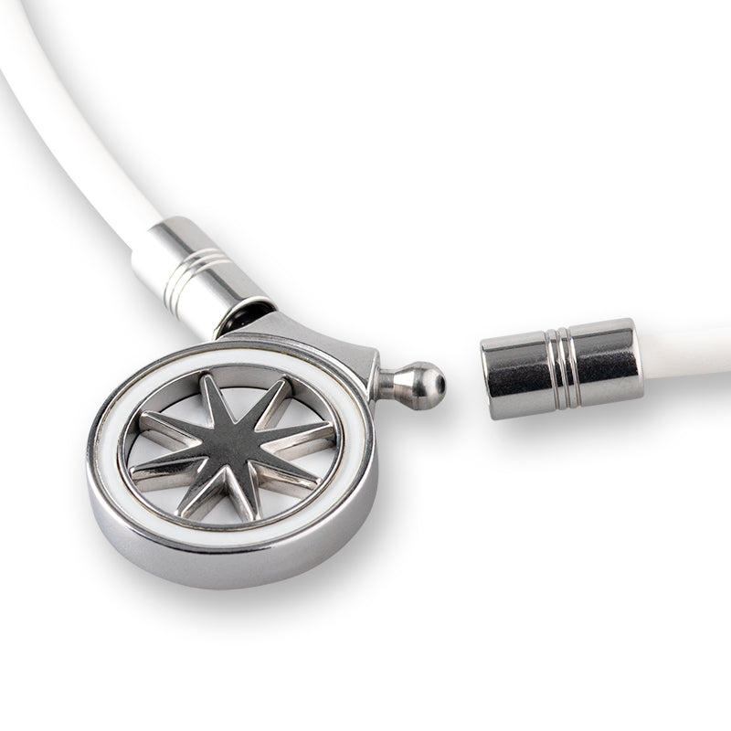 BANDEL バンデル ネックレス Healthcare Necklace Earth mini 2.0 WhitexSilver