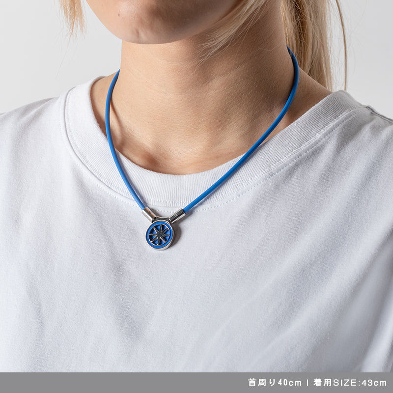 BANDEL バンデル ネックレス Healthcare Necklace Earth mini 2.0 青木瀬令奈モデル BluexSilver