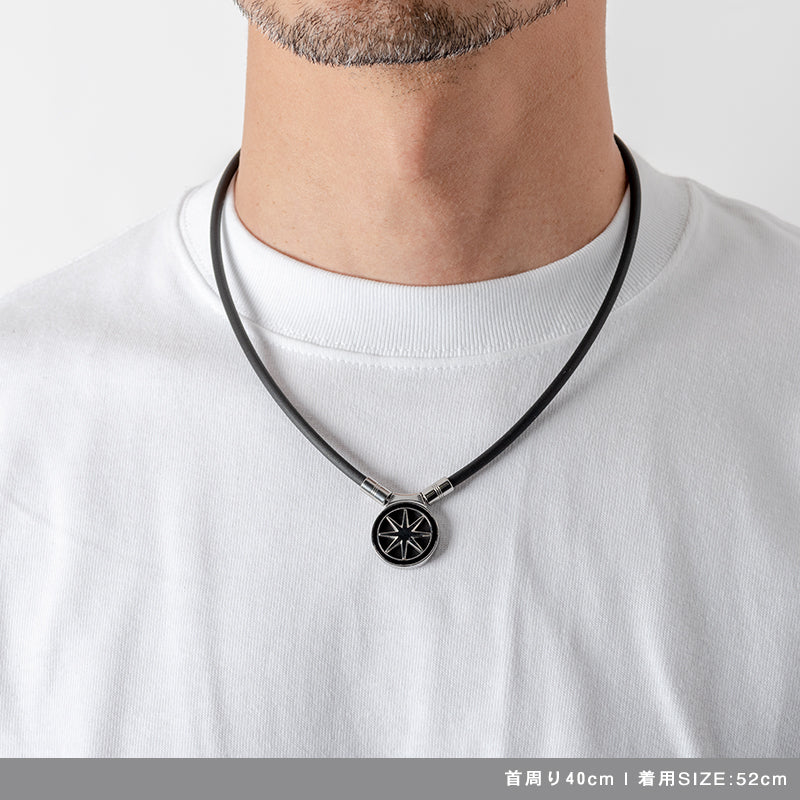 Healthcare Necklace Earth 2.0 ネックレス 磁気ネックレス 52cm / BlackxSilver