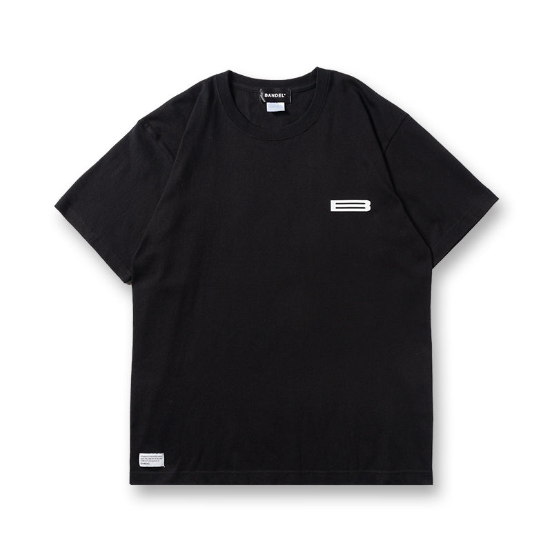 LANDSCAPE INITIALS TEE BAN-T037 Tシャツ コットン100% 型崩れ防止 / BLACK