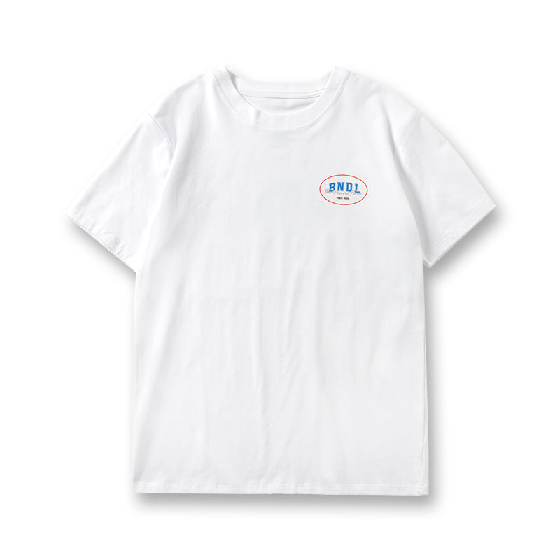 ELLIPSE WAPPEN TEE BAN-T038 Tシャツ ストレッチ 吸水 速乾 / WHITE