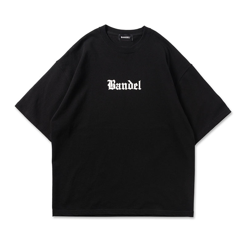 OLDENGLISH LETTERING TEE BAN-T039 Tシャツ コットン100% 吸湿 速乾 ビッグシルエット / BLACK