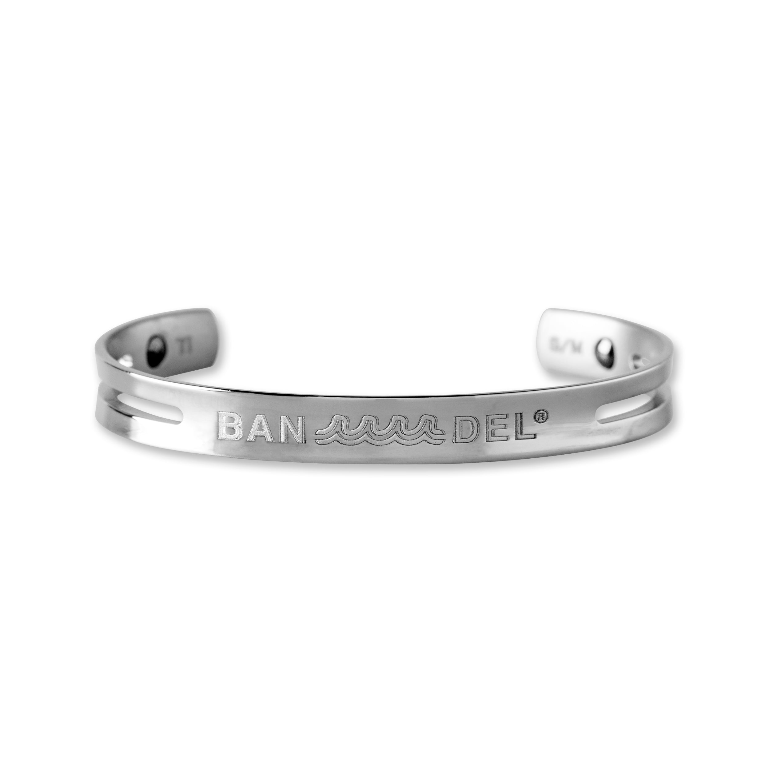 BANDEL × muta コラボ Titanium Bangle Wave TTBGW-MT チタン / SILVER