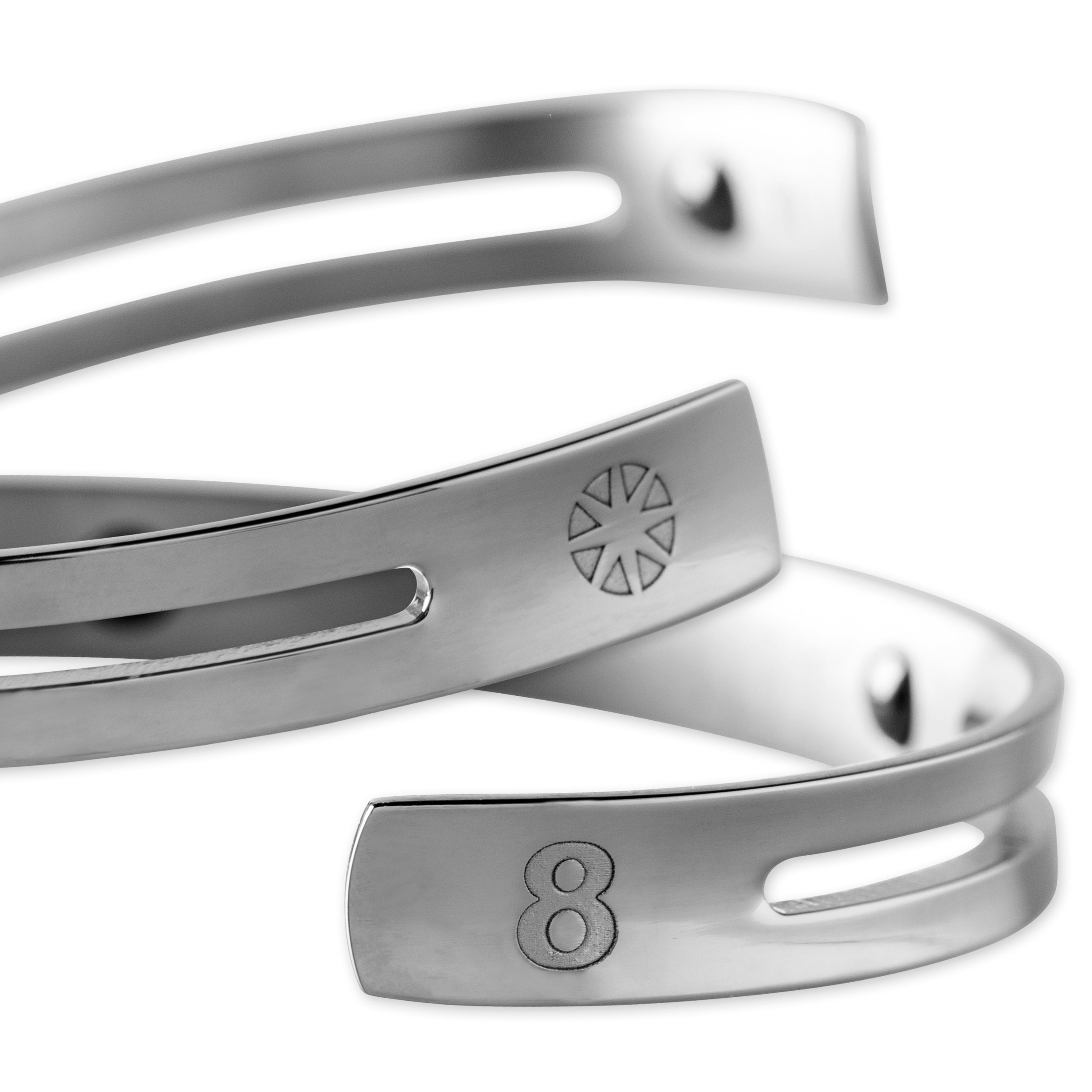 BANDEL × muta コラボ Titanium Bangle Wave TTBGW-MT チタン / SILVER