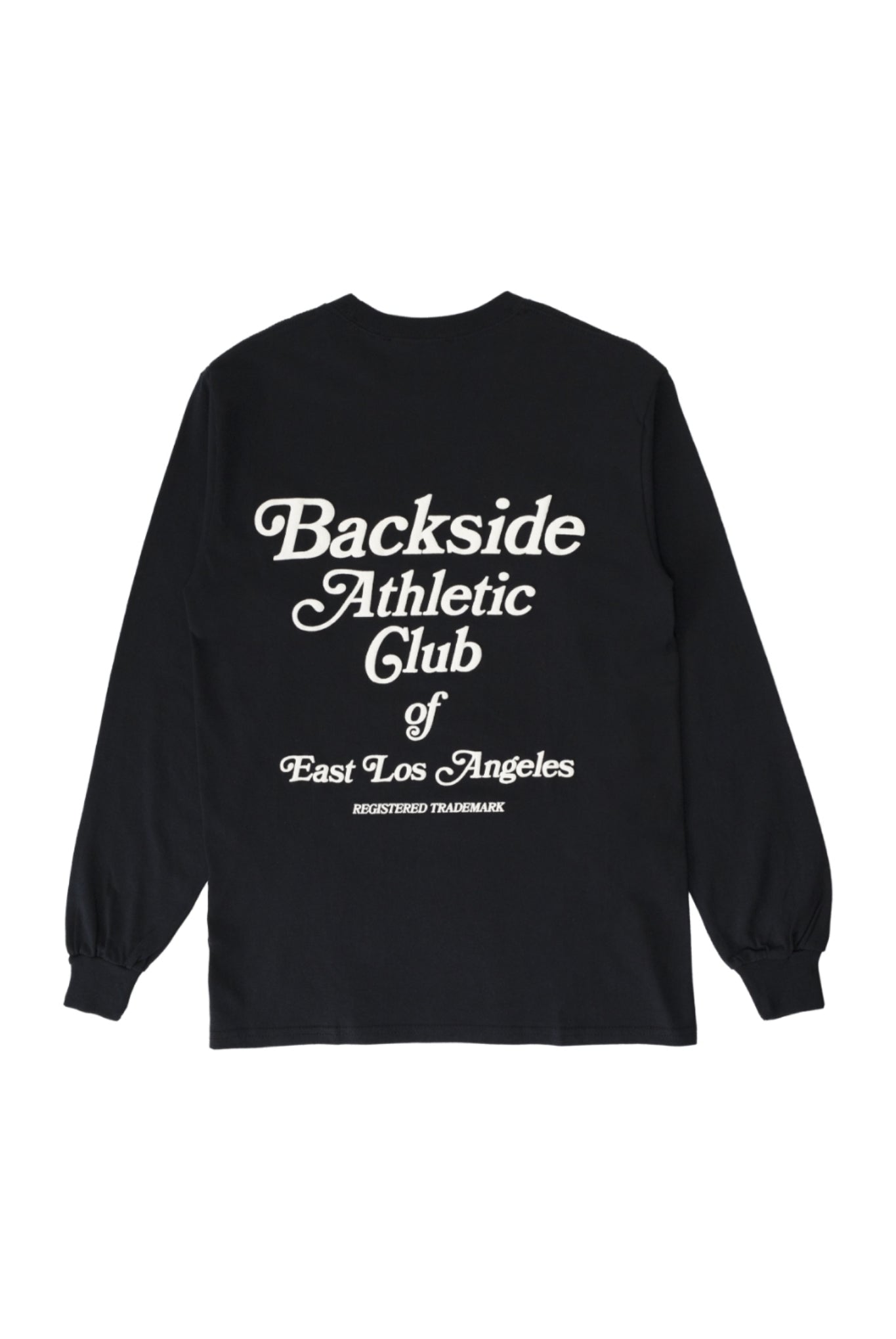 LONG SLEEVE T-SHIRT ATHLETIC BMLX 940 ロンT コットン 100% イタリア製 ユニセックス / BLACK