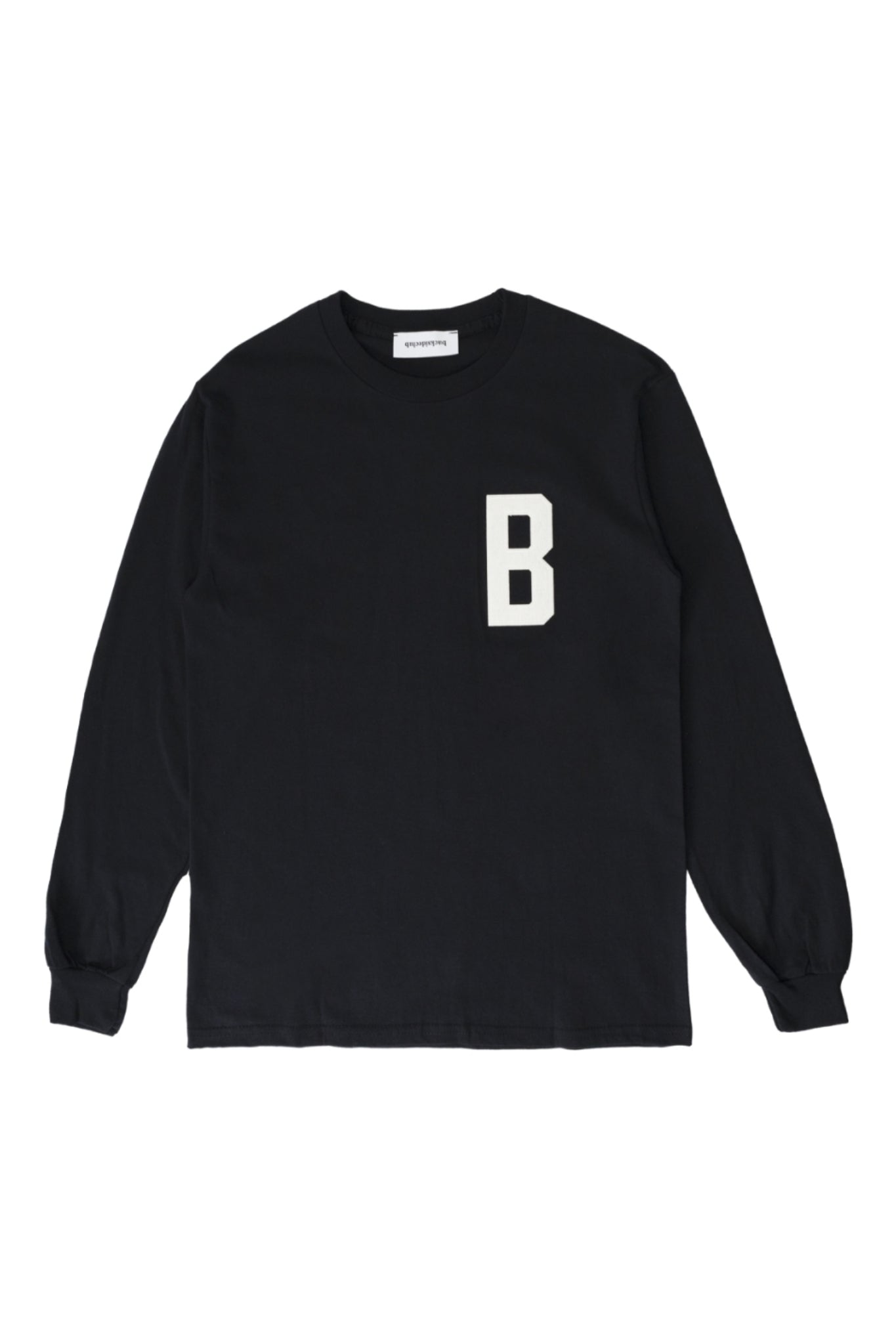 LONG SLEEVE T-SHIRT MARATHON BMLX 960 ロンT コットン 100% イタリア製 ユニセックス / BLACK