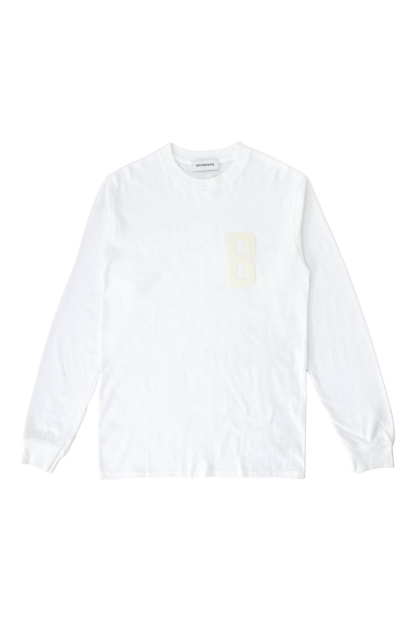 LONG SLEEVE T-SHIRT MARATHON BMLX 960 ロンT コットン 100% イタリア製 ユニセックス / WHITE