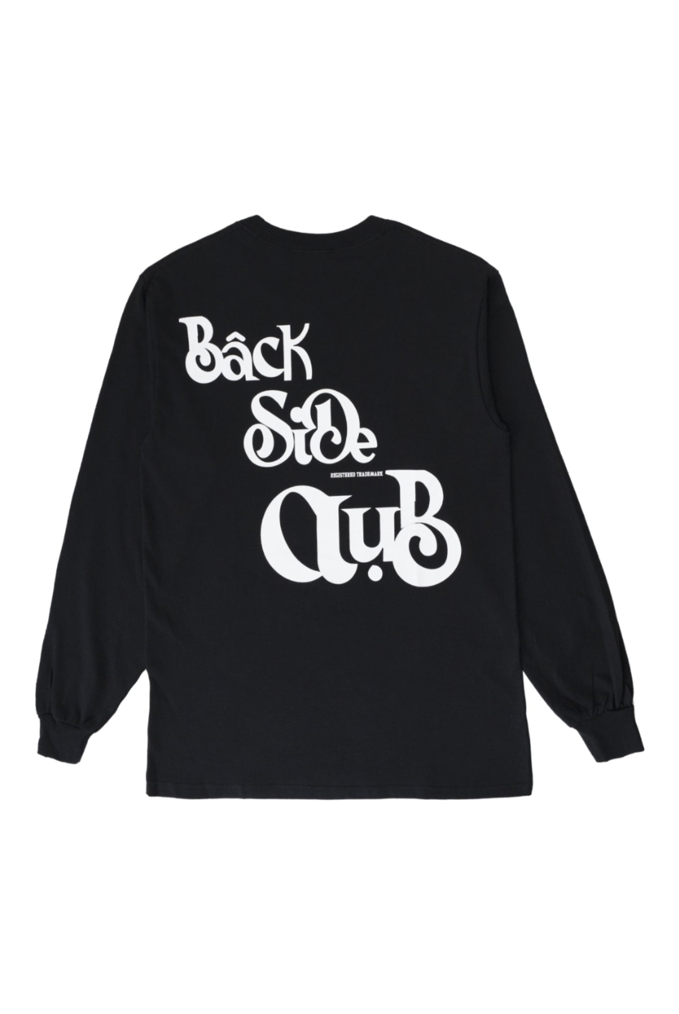 LONG SLEEVE T-SHIRT BACKTOVIET BMLX 992 ロンT コットン 100% イタリア製 ユニセックス / BLACK