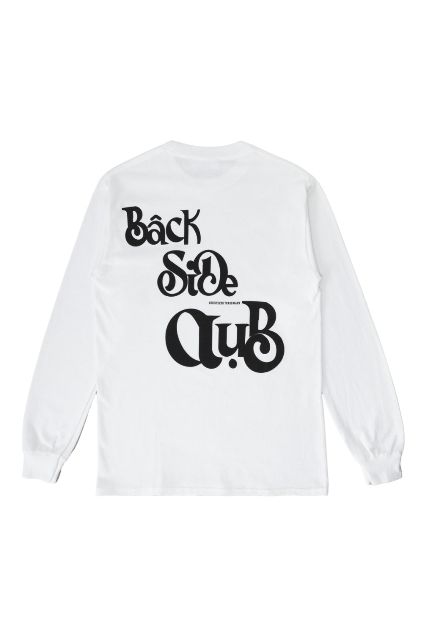 LONG SLEEVE T-SHIRT BACKTOVIET BMLX 992 ロンT コットン 100% イタリア製 ユニセックス / WHITE