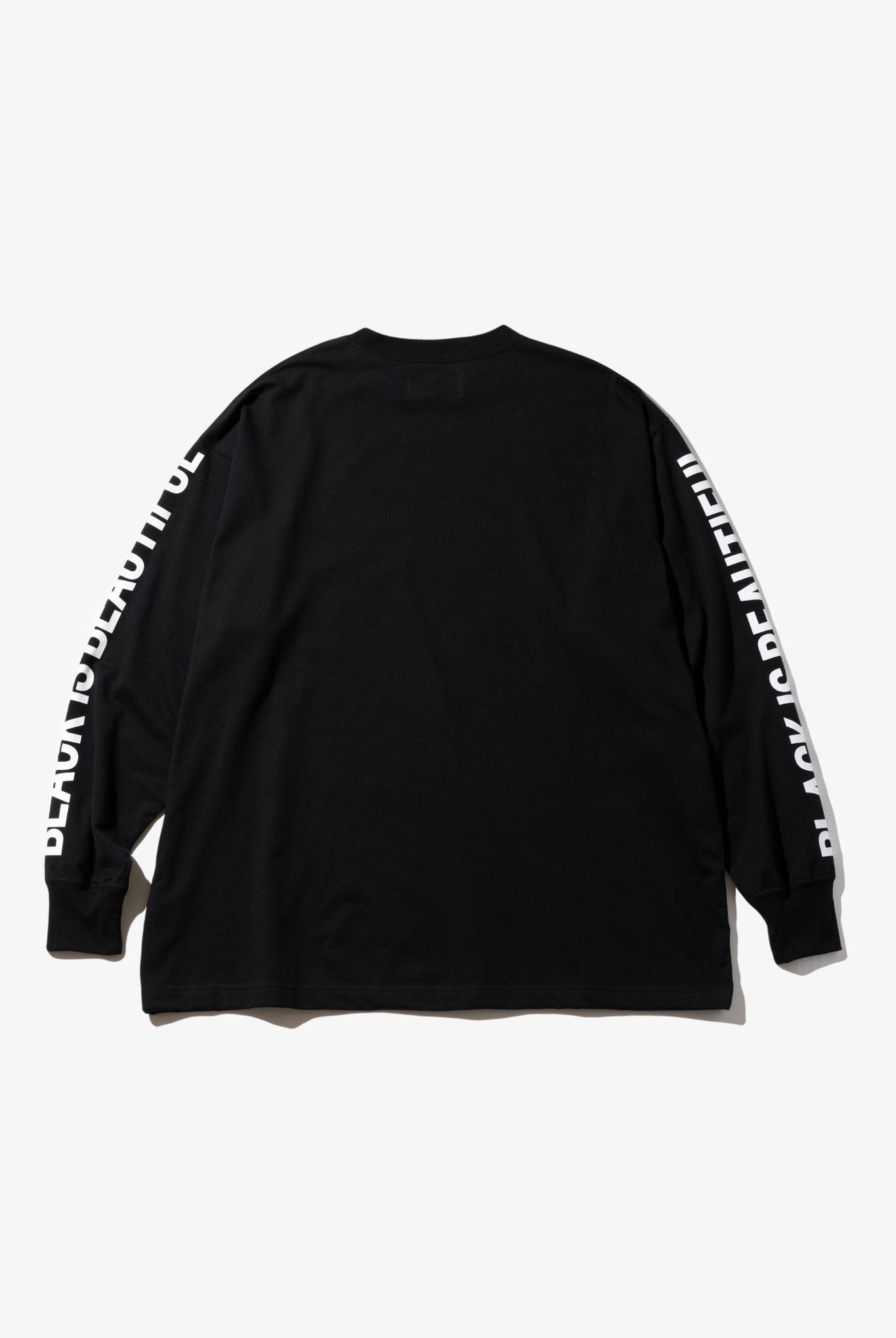 SCRIPT LOGO TSURITEN L/S TEE B114 ロンT コットン 100% 日本製 吊り天竺 / BLACK