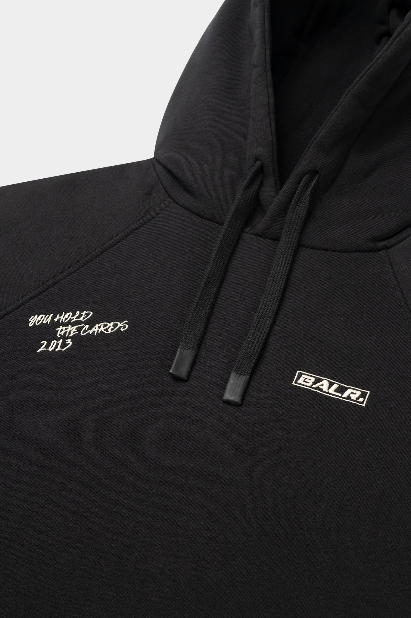 The Club Box Fit Hoodie B1261.1130 フーディー プルオーバー スウェット 起毛フリース / Jet Black