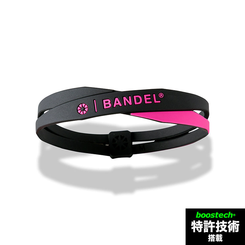 BANDEL バンデル Double ダブル Bracelet Black×Pink DBLB Black×Pink