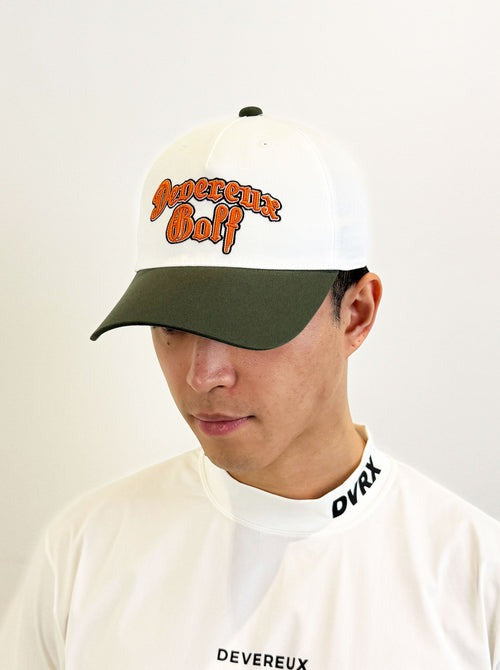 Old English Golf hat 763472845 キャップ  / WHITExGREEN