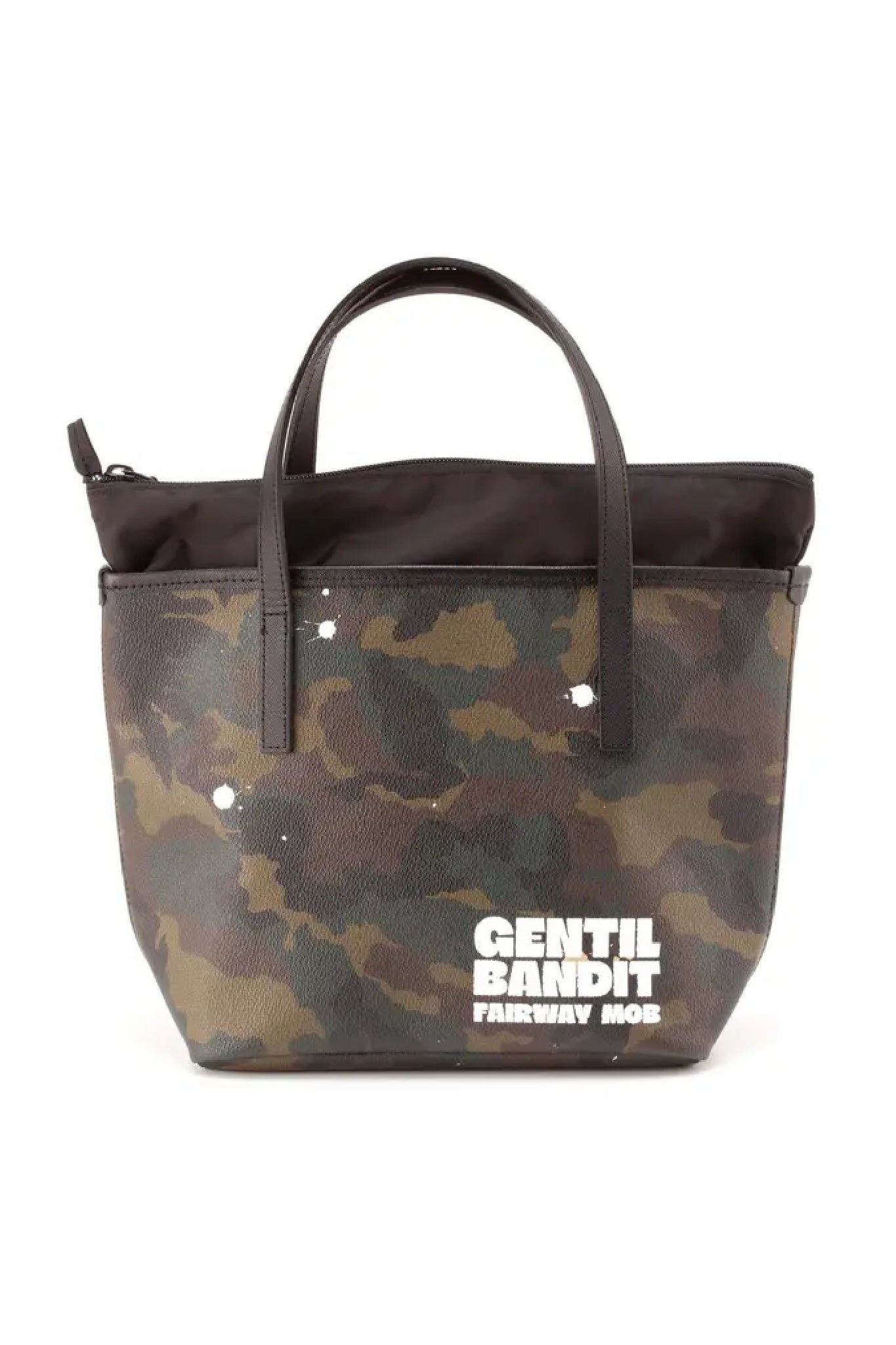 GENTIL BANDIT ジャンティバンティ FAIRWAY MOB ラウンドトートバッグ GBFM02 KHAKIxCAMO