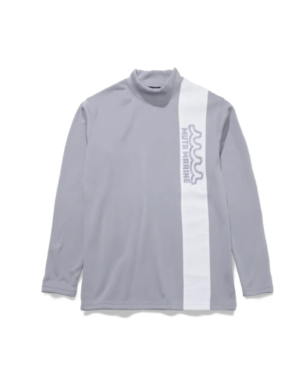 muta MARINE ACANTHUS KARUISHI モックネックプルオーバー