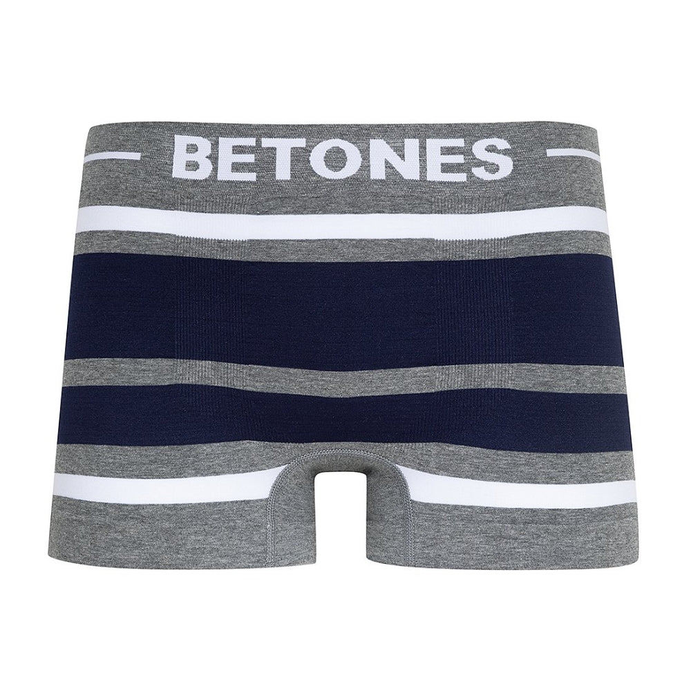 BETONES ビトーンズ ボクサーパンツ BREATH BR001 WHITExNAVY