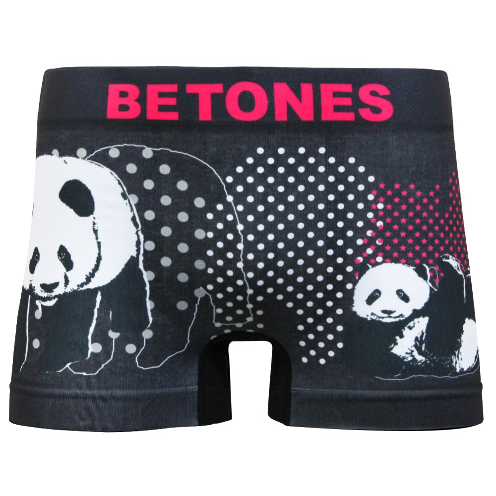 BETONES ビトーンズ MENS ボクサーパンツ ANIMAL D004 PANDA 9-L BLACK