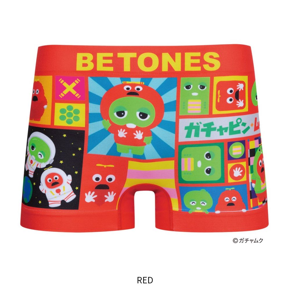 BETONES ビトーンズ ボクサーパンツ GACHAMUKU2-GAMU002 RED