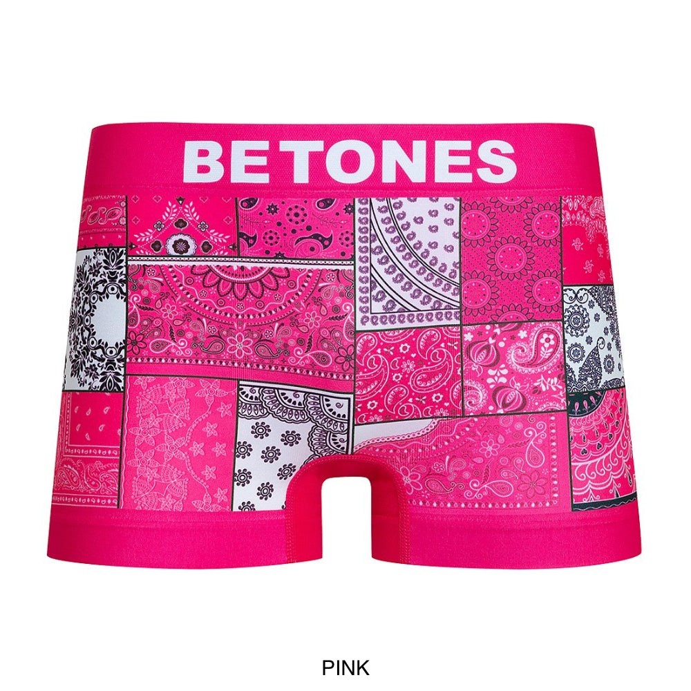 BETONES ビトーンズ ボクサーパンツ BANDANA-BAN001 PINK