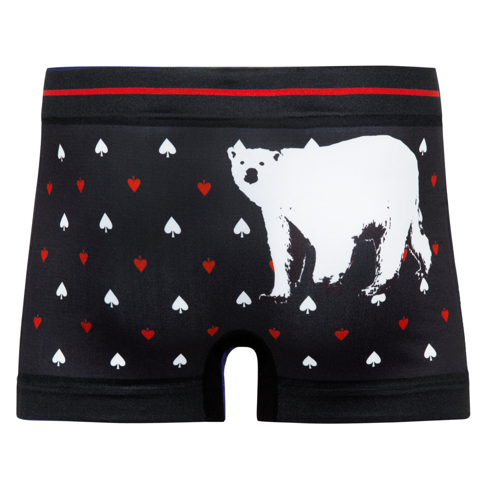 BETONES ビトーンズ ボクサーパンツ ANIMAL4 D004 POLAR BEAR BLACK