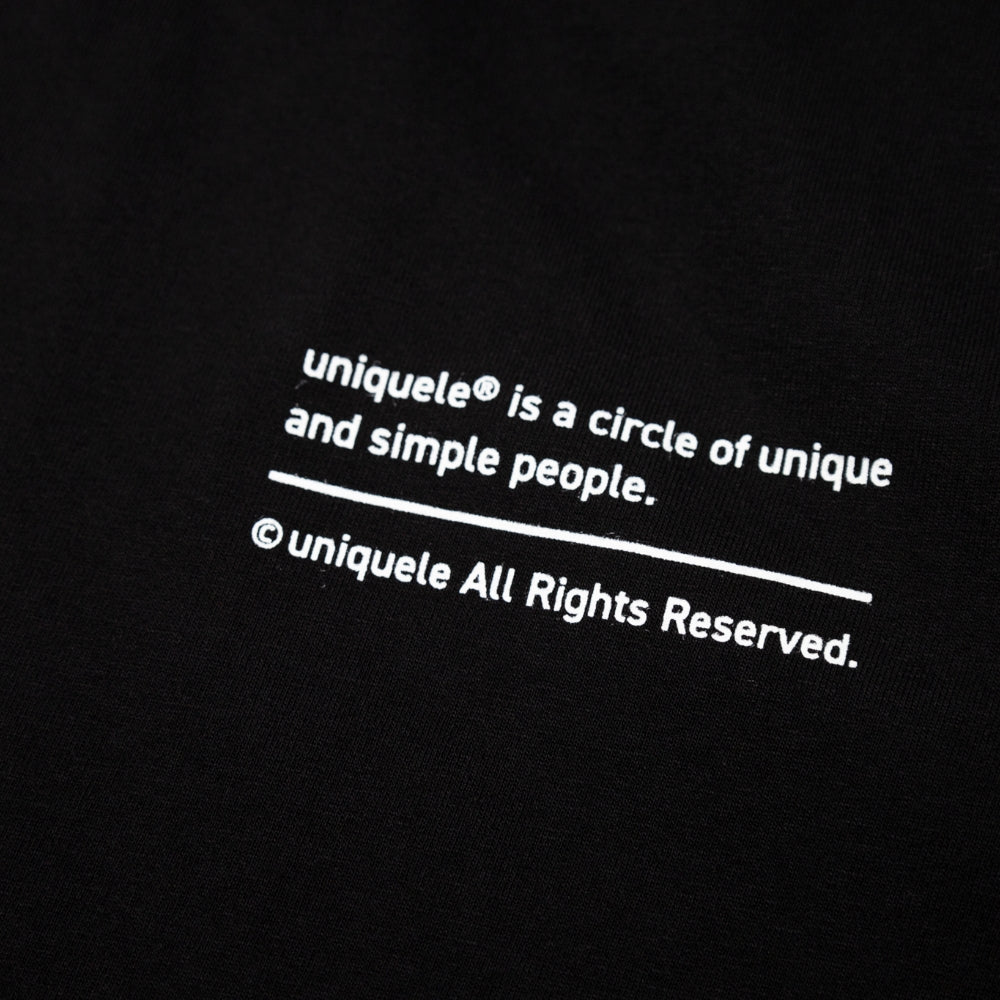 LONG SLEEVE CREW NECK T-SHIRT ロングスリーブ クルーネック ロンT LS2001 BLACK ブラック