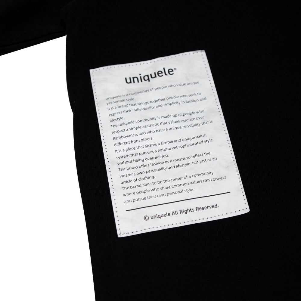 LONG SLEEVE CREW NECK T-SHIRT ロングスリーブ クルーネック ロンT LS2001 BLACK ブラック
