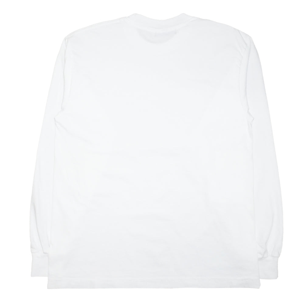 LONG SLEEVE CREW NECK T-SHIRT ロングスリーブ クルーネック ロンT LS2001 WHITE ホワイト
