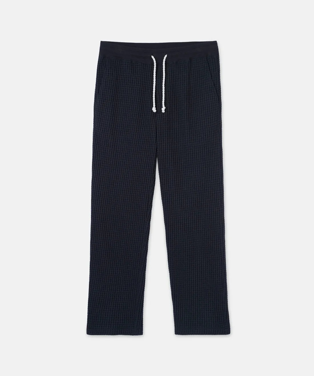 SEA GREEN ONI WAFFLE STRAIGHT PANTS