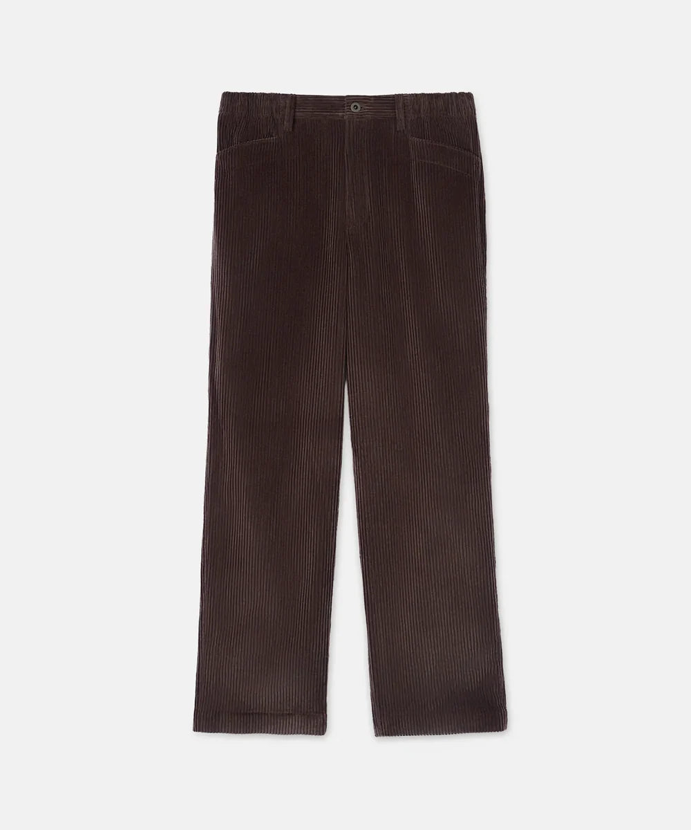 SEA GREEN WIDE WALE CORDUROY LOOSE PANTS