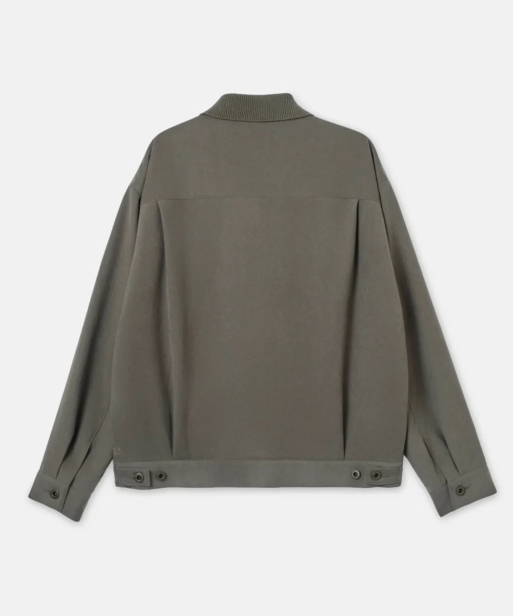SEA GREEN　ECO SUEDE TRACKER JACKET