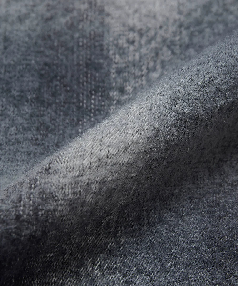 SEA GREEN BOILED WOOL COTTON PANTS